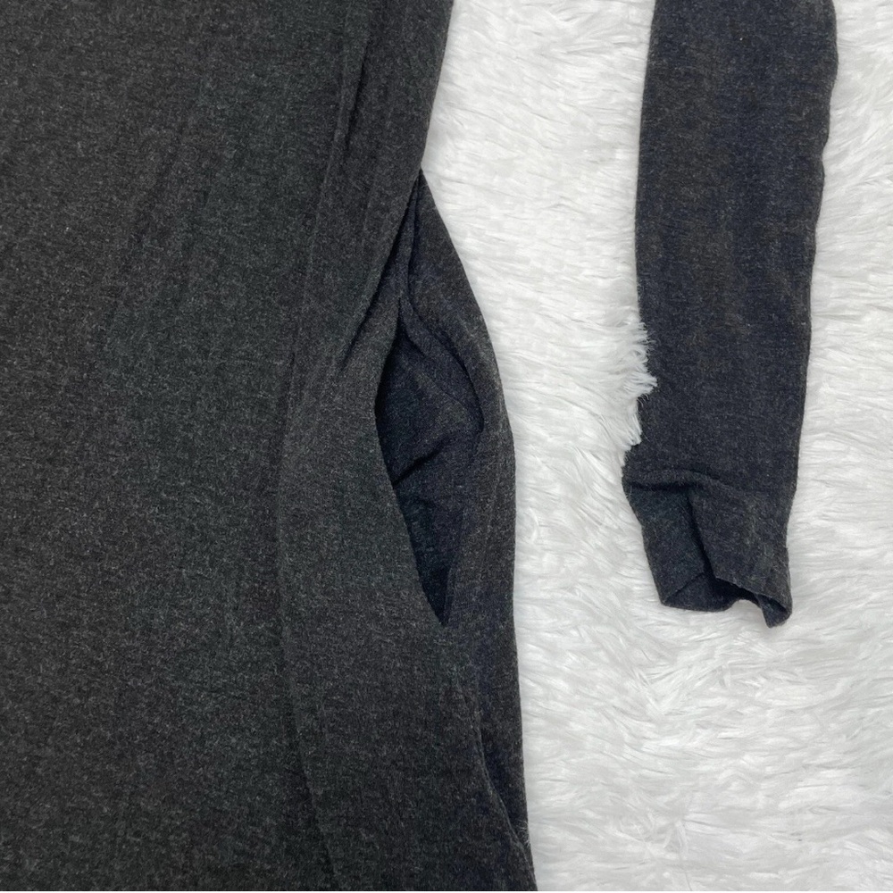 Eileen Fisher Women’s Shift Dress Size S Small Gray Viscose Stretch Minimalist - Picture 4 of 8